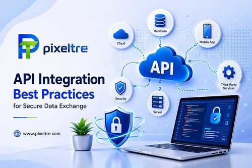 Secure API integration between business systems exchanging data